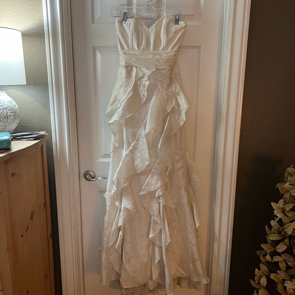 Badgley Mischka White Gown